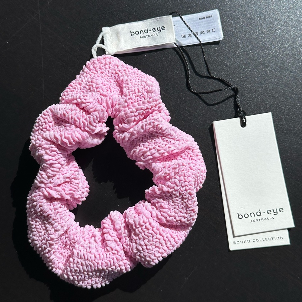 Bond-Eye Australia Swim - BRAND NEW Baby Pink Eco Scrunchie NWT